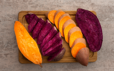 Elevate Your Holiday Table with Roasted Purple Sweet Potatoes!